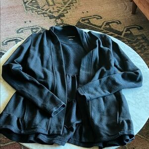 Anthropologie Black Knit Cardigan